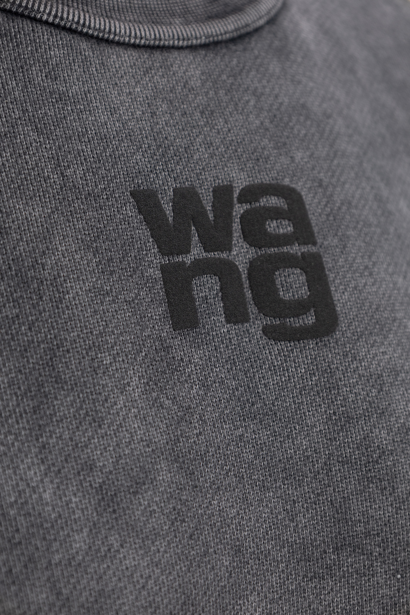 ぐれ。 Grey Sweatshirt with printed logo T by Alexander Wang